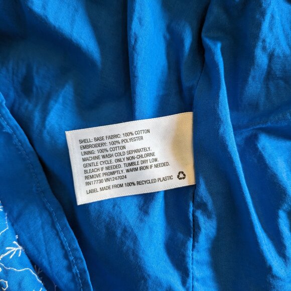 Rhode x Target Embroidered Dress Blue size XXL - Picture 8 of 9